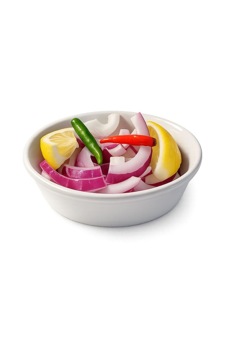 Side (Onions, Lemons & Chillies)