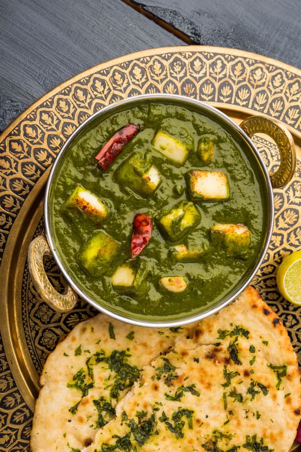 Saag Paneer Naan